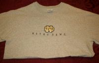 NOTRE DAME University TShirt Sz X-Large - NEW